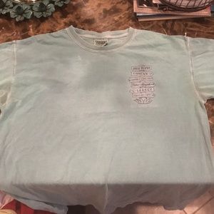 Teal comfort colors tshirt frio river texas